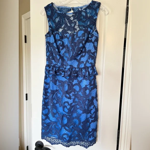 Lily Pulitzer Navy Lace Dress